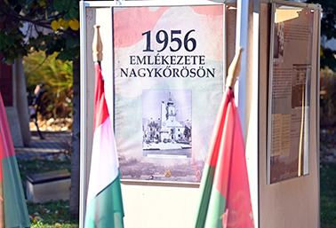  Megemlékezés és szoboravatás Nagykőrösön az 1956-os forradalom 70. évfordulóján - szobor fotó részlet