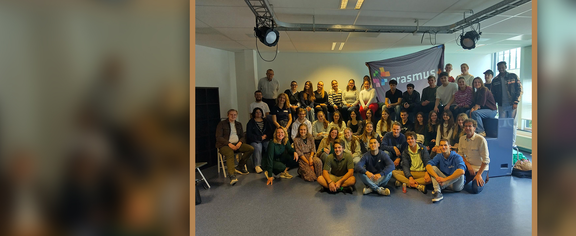 Hallgatói csoporttal Hollandiában