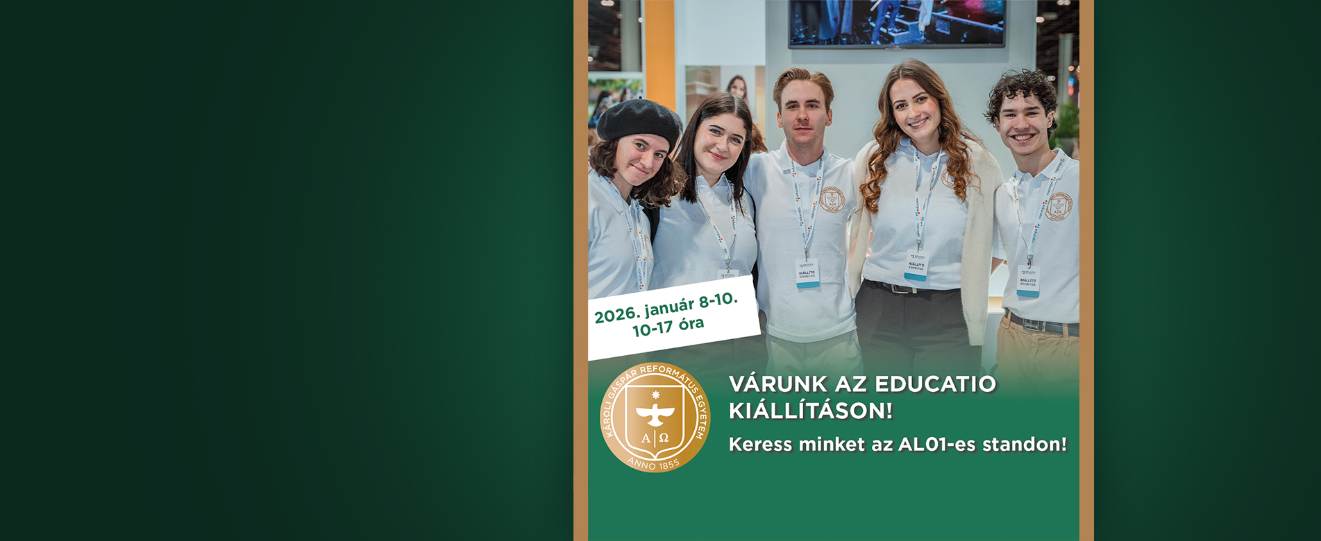 Egyetemünk a 26. Educatio Nemzetközi Oktatási Szakkiállításon